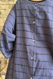 Porto Button Back Breton Tunic French Navy 